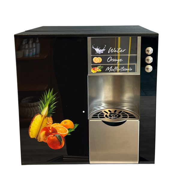 Machine à jus (eau + concentrés de fruits)