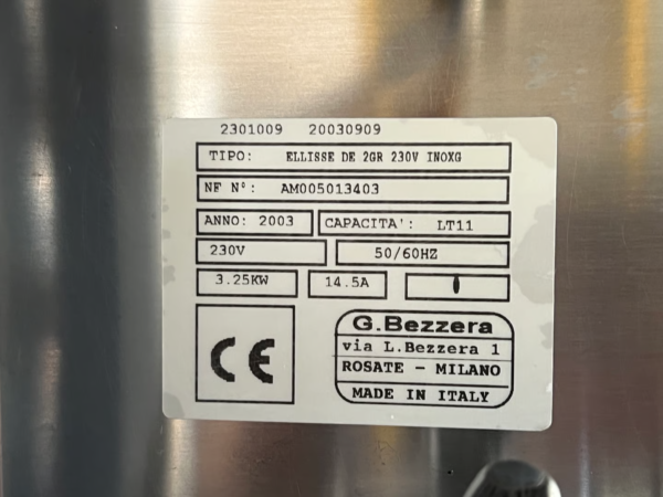 Bezzera Ellisse DE 2GR