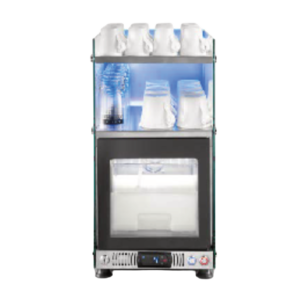 Mini frigo détection niveau lait + chauffe-tasses