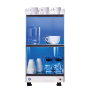 Chauffe-tasses 3 étages en verre